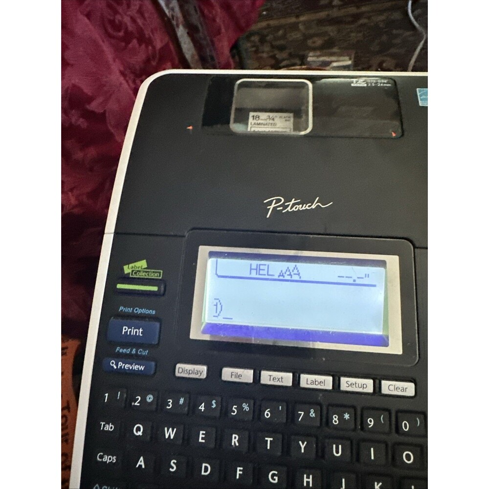 Brother P-Touch PT-2730 Label Thermal Printer Tested Working With Cord And Disc - Picture 2 of 16